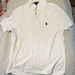 U.S. Polo Assn. Men's White Polo Shirt
